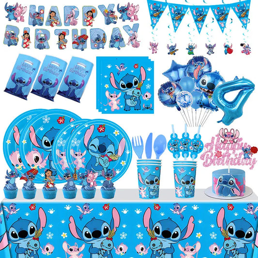 Kit Completo Decorazioni Disney Stitch - Tema Lilo & Stitch per Feste