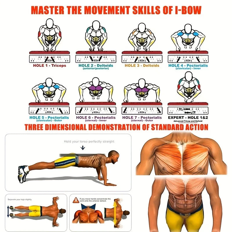Barra Push-Up Multifunzionale Pieghevole - Allenati Ovunque! 🏋️‍♂️