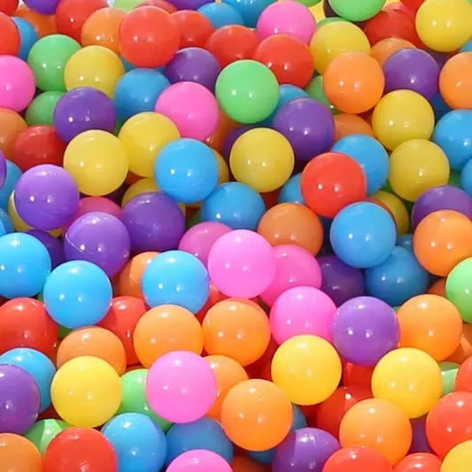 100PCS Palline Colorate da Piscina! Morbide, sicure e divertenti per bambini. 🎯 Eco-friendly, anti-stress, perfette per mare/piscina