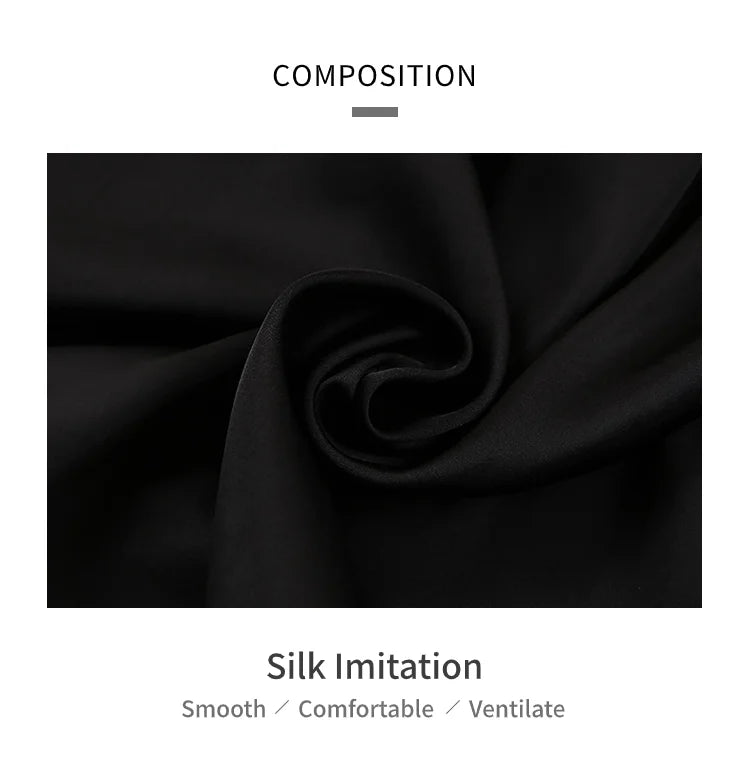 Pigiama Satin Donna - Top con Bottoni + Shorts - Set Notte Estat