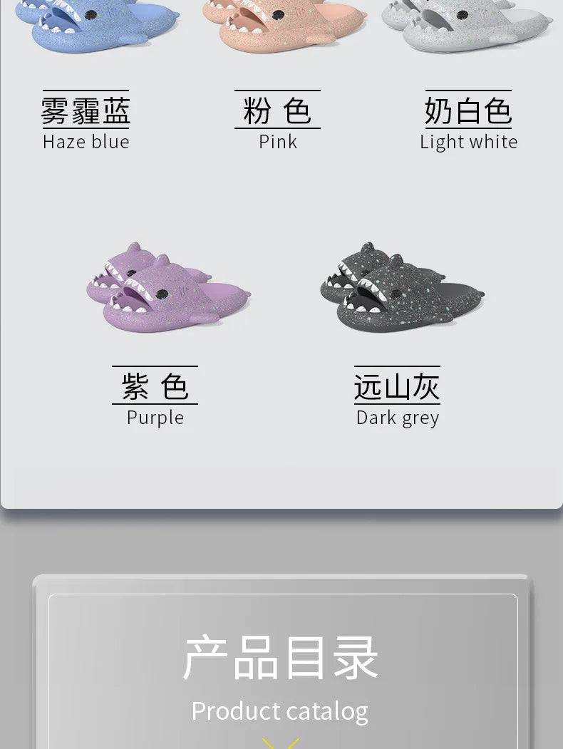 Pantofole Squalo Luminose per Uomo e Donna Scarpe Estive Moda Casa & Spiaggia