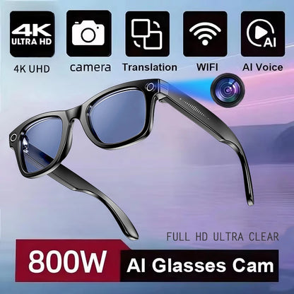 Occhiali Smart Stile W610 | Fotocamera 8MP | ChatGPT 4.0 | Audio Stereo | WiFi 5G
