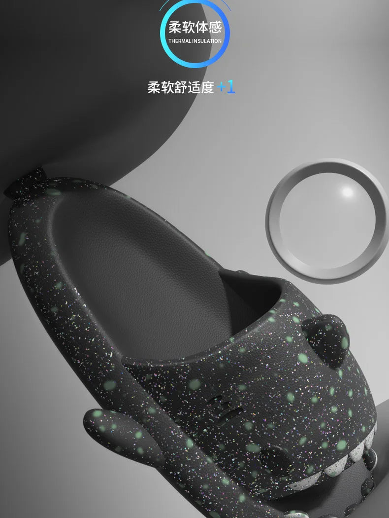 Pantofole Squalo Luminose per Uomo e Donna Scarpe Estive Moda Casa & Spiaggia