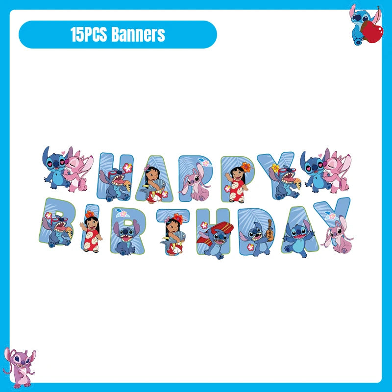Kit Completo Decorazioni Disney Stitch - Tema Lilo & Stitch per Feste