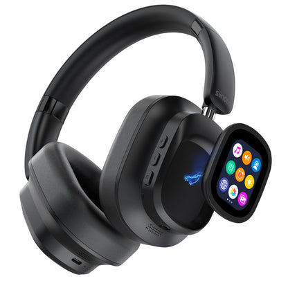 Cuffie con Schermo Touch JH-ANC930Plus - Cancellazione Rumore Ibrida, Schermo LED, Bluetooth 5.3