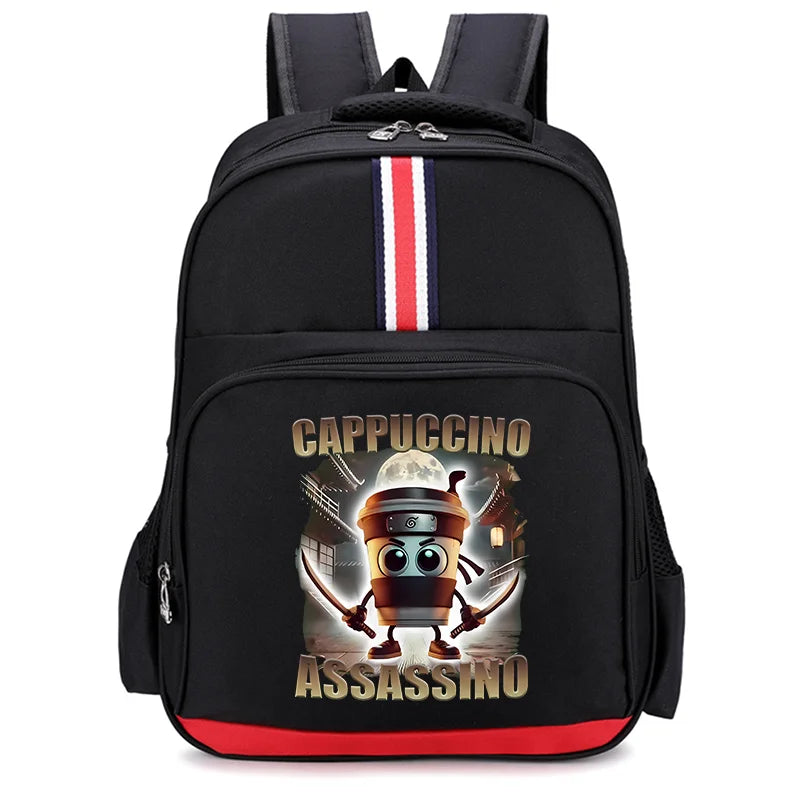 🎒 Zaino Scolastico "Italian Brainrot" - Stampa Cartoon Unica! ✨ Capienza XXL + Design Esclusivo - Per Studenti Fashion!