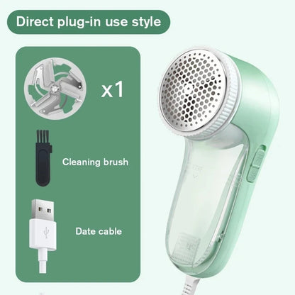Rasoio Levapelucchi Elettrico Ricaricabile 3-in-1 - Rimozione Professionale di Pelucchi, Palline e Fibre da Tessuti!