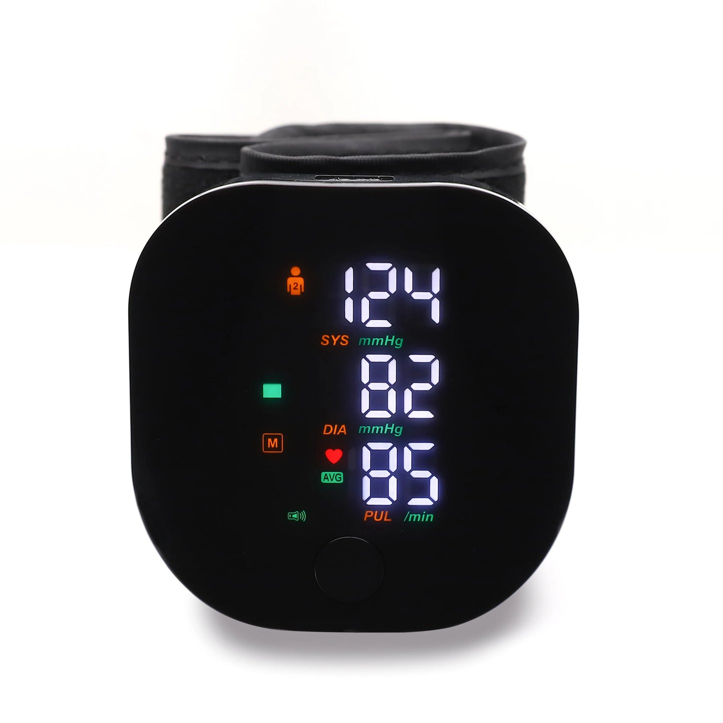 Misuratore Pressione da Polso Ricaricabile con Voce | Tensione 2x99 Memorie, Display LED, per Casa e Viaggio