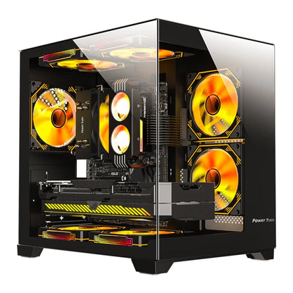 💎 Power Train Case PC - Vetro Colorato, Vista  270°, Supporto Water Cooler 240mm
Design unico e panoramico! Perfetto per gaming e setup stilosi. 🌊🖥️