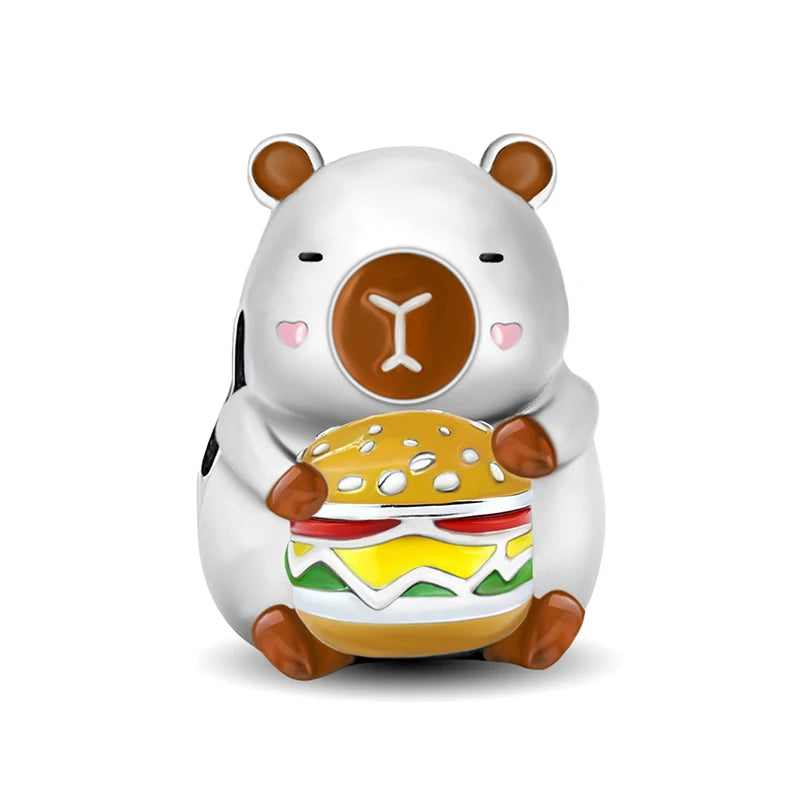 Perline Braccialetto 925 Argento Sterling | Charm Cane, Farfalla, Polpo | Gioielli Fai Da Te