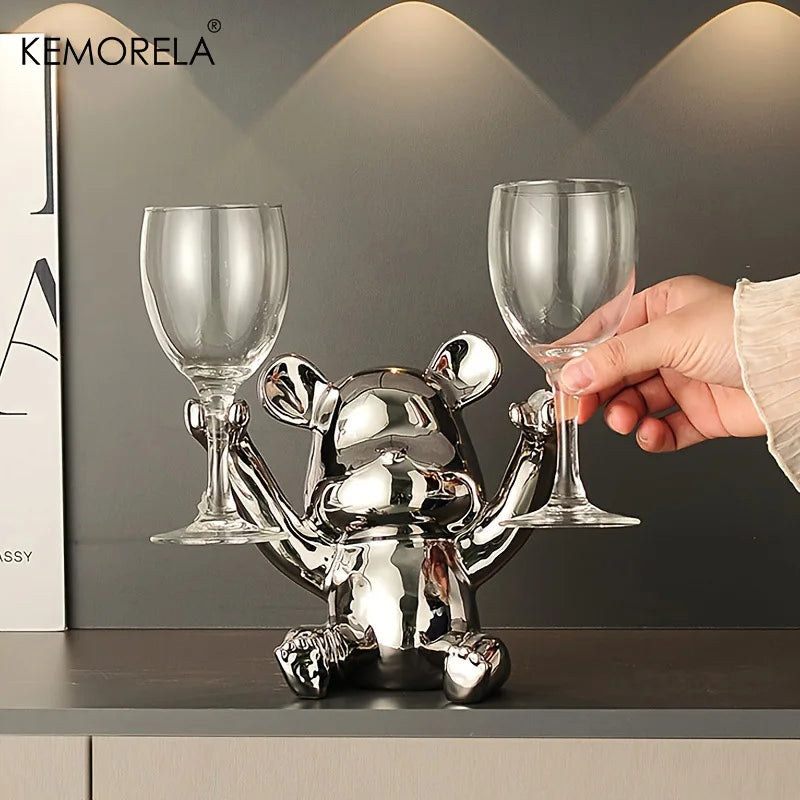 🍷 PORTABOTTIGLIE CREATIVO CON APRIBOTTIGLIE DESIGN CARINO E FUNZIONALE