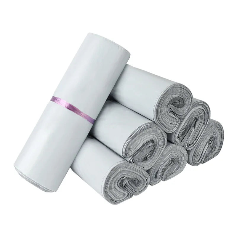 50 Buste Postali Plastica - Con Chiusura Adesiva - Per Corriere