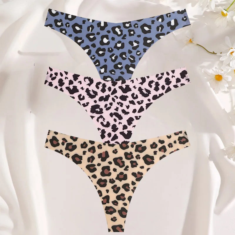 3 Mutandine Sexy Donna - Perizoma T-Back Vita Bassa - Intimo Colorato Senza Cuciture