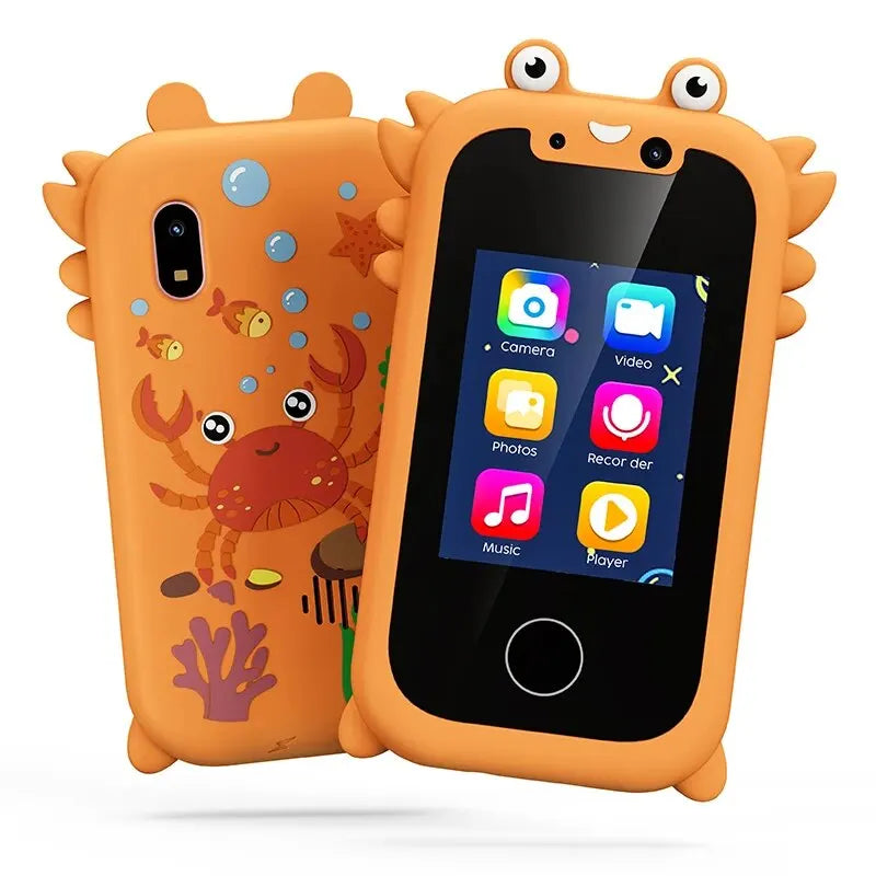 📱SMARTPHONE BAMBINI Giocattolo Educativo 6-in-1 | MP3, Fotocamera, Giochi | Scheda 512MB | Regalo Perfetto