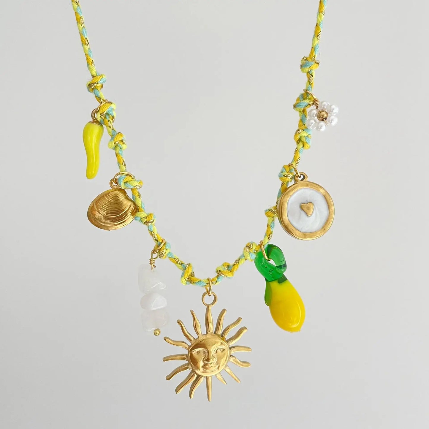 Collana Multicolor Donna Vari Ciondoli