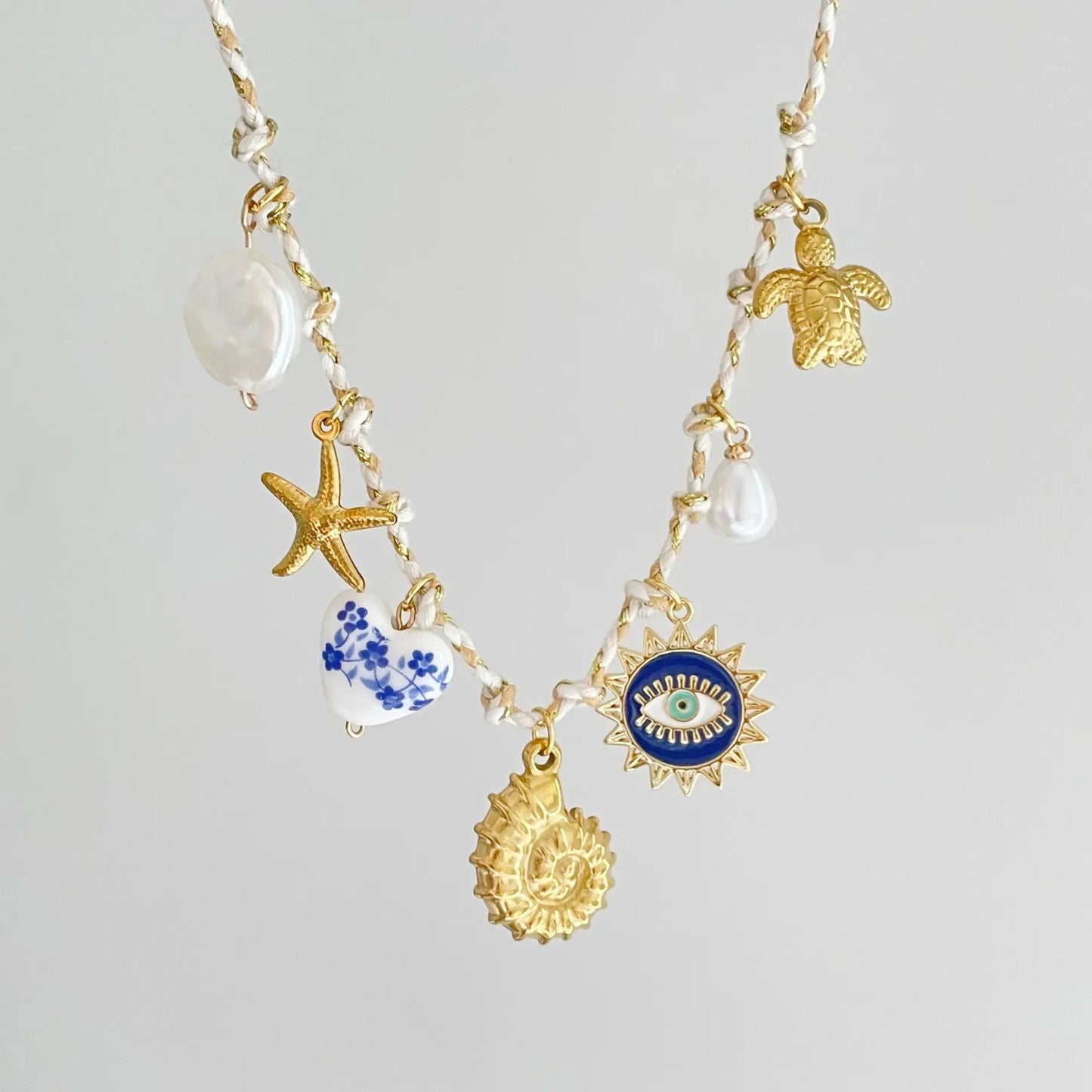 Collana Multicolor Donna Vari Ciondoli