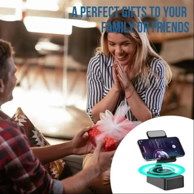 Altoparlante Bluetooth con Supporto Telefono 5 in 1 Porta Power Bank per Cucina, Viaggi, Palestra, Esterno
