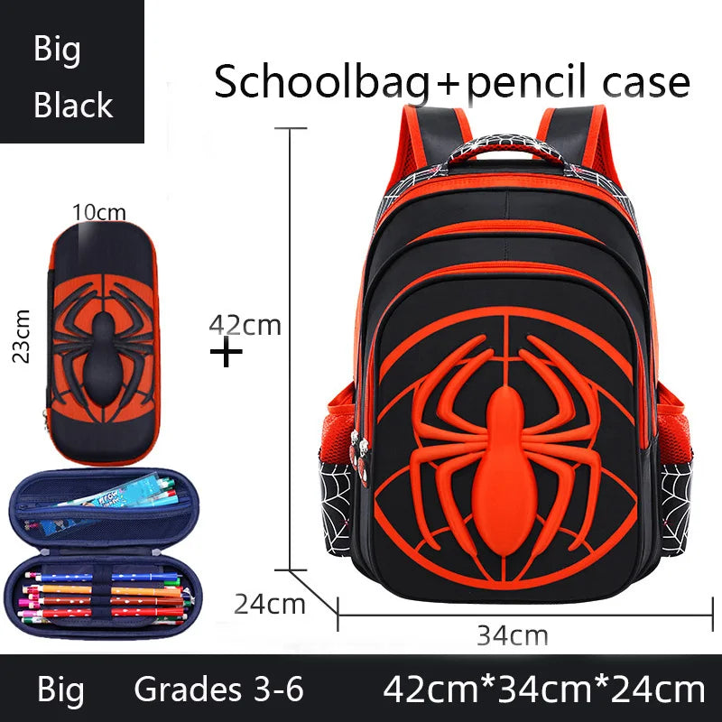 Set Scuola Spiderman - Zaino + Astuccio per Ragazzi - Cartoon