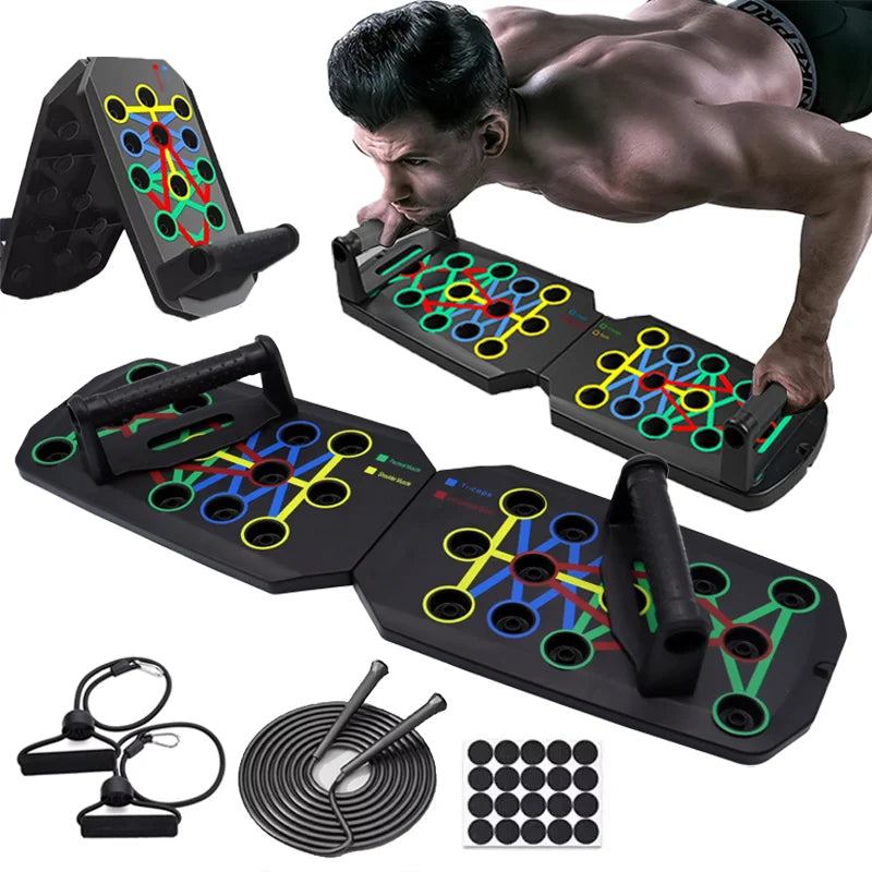 Barra Push-Up Multifunzionale Pieghevole - Allenati Ovunque! 🏋️‍♂️