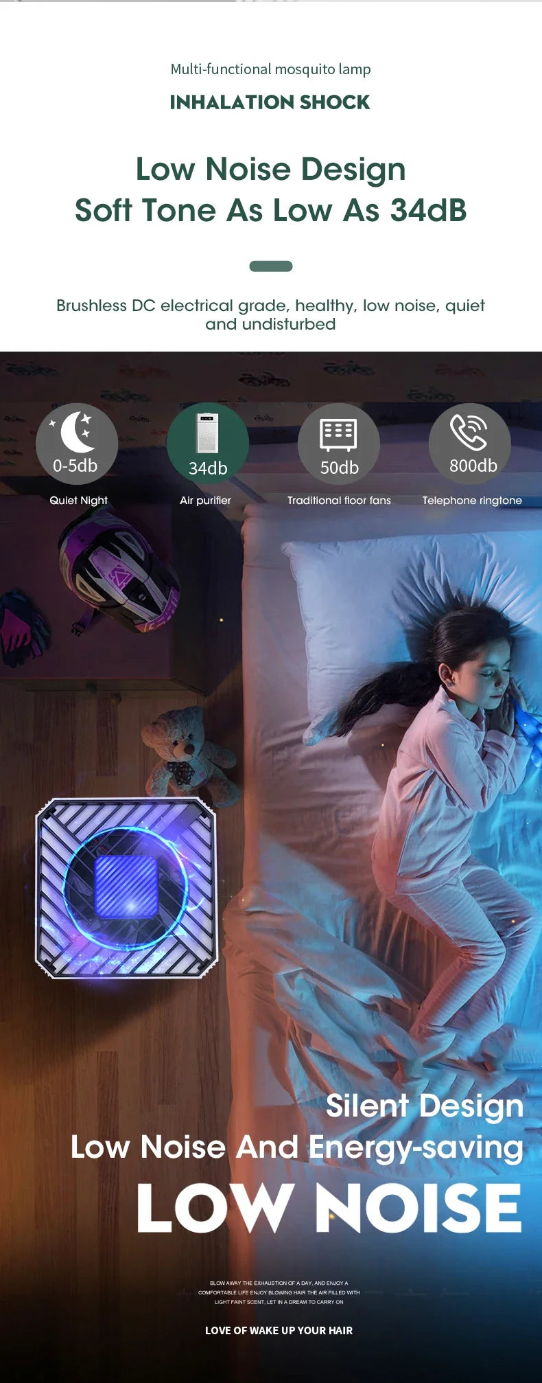 Purificatore d'Aria 3-in-1 – Filtro HEPA + Ionizzatore + Elimina Odori Forti