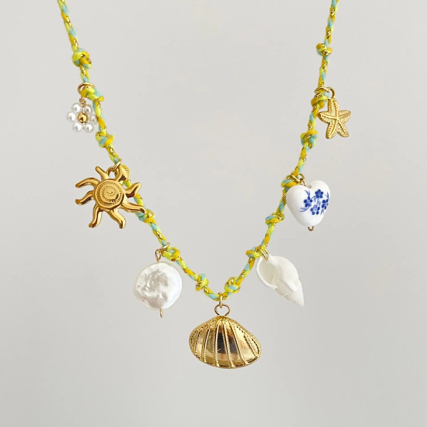 Collana Multicolor Donna Vari Ciondoli