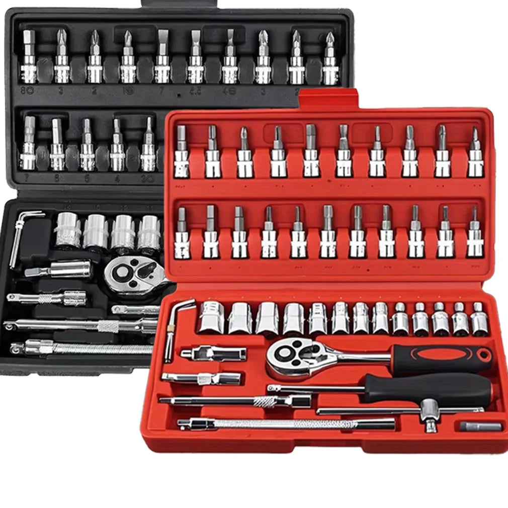 Kit 46 Chiavi Bussola Professionali - Per Auto, Moto, Riparazioni