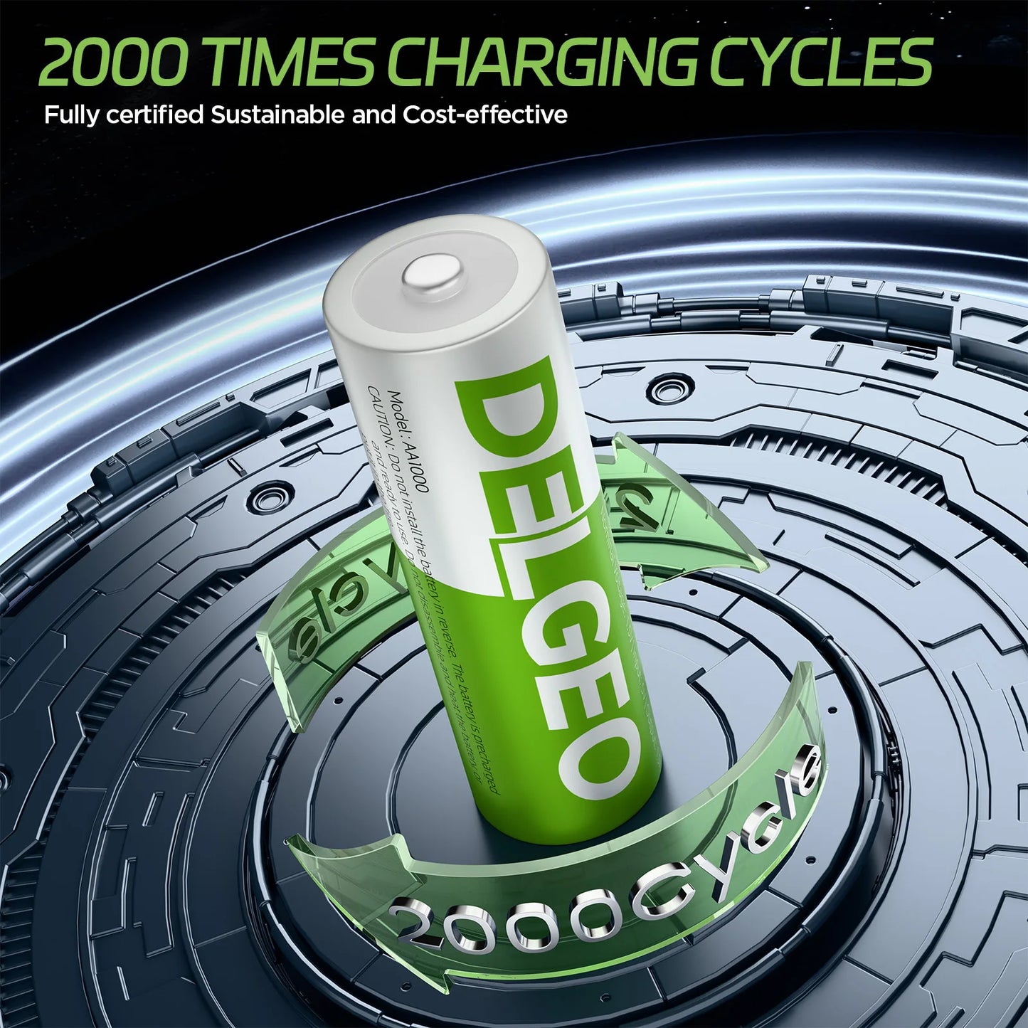 8 Batterie AA Litio Ricaricabili Tipe-C🔋 | 1.5V, 3600MWh | Case Carica Integrata