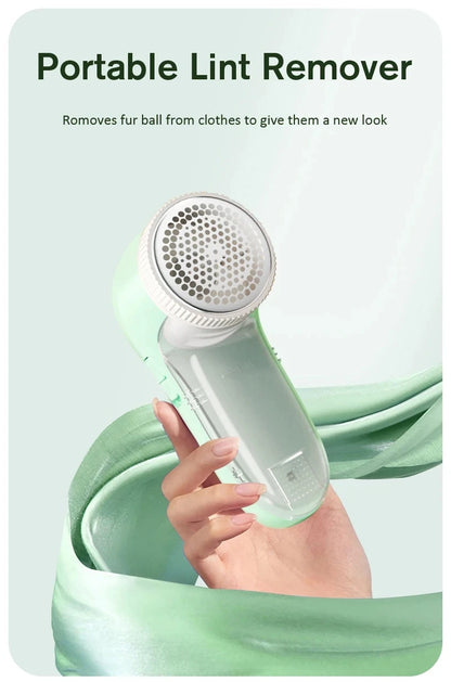Rasoio Levapelucchi Elettrico Ricaricabile 3-in-1 - Rimozione Professionale di Pelucchi, Palline e Fibre da Tessuti!