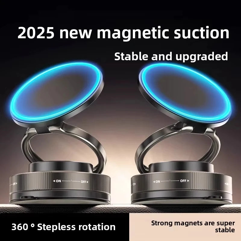 Supporto Telefono Magnetico T30 | Ventosa Sottovuoto MagSafe | Girevole Regolabile per Auto, Palestra, Specchio