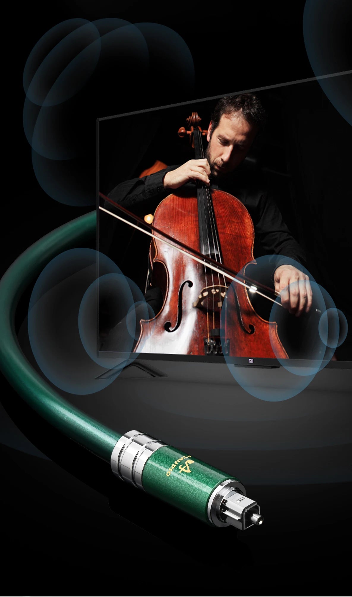 Cavo Coassiale Audio Digitale - Ottico POF per DTS 5.1, Dolby Digital