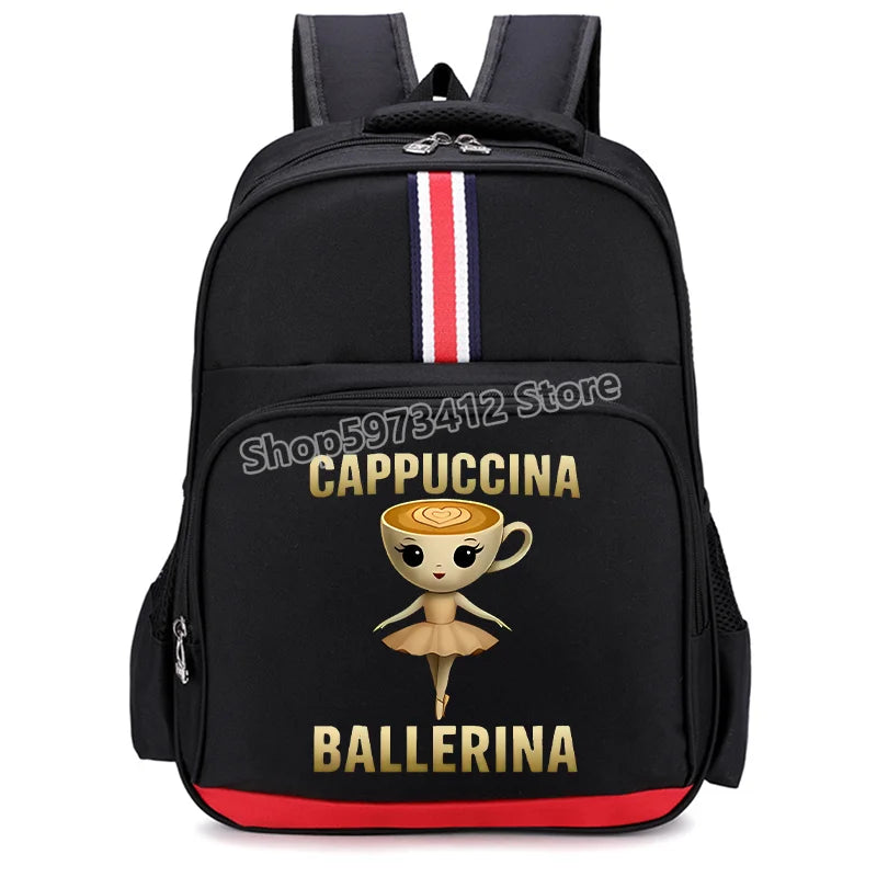 🎒 Zaino Scolastico "Italian Brainrot" - Stampa Cartoon Unica! ✨ Capienza XXL + Design Esclusivo - Per Studenti Fashion!