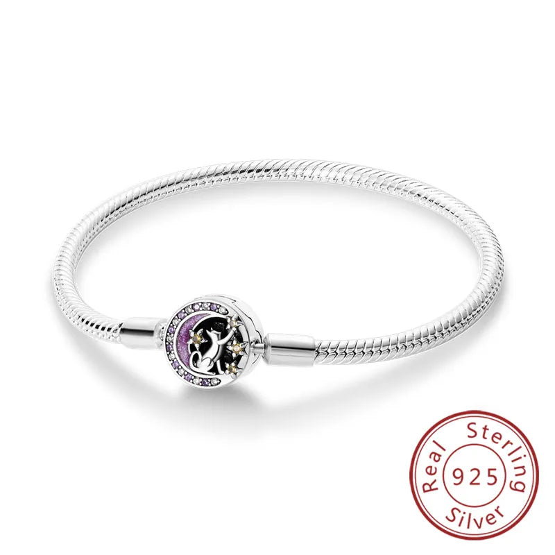 Bracciale in Argento 925 - Cuori con Zirconi, Regalo Perfetto per Donne, Gioiello Elegante e Personale