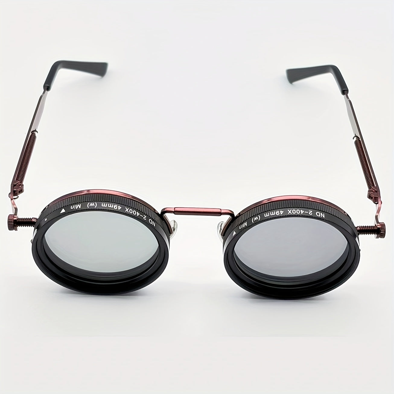 Occhiali Luce Regolabile - Lenti Alluminio/Magnesio - Per Feste & Eventi - Custodia Inclusa