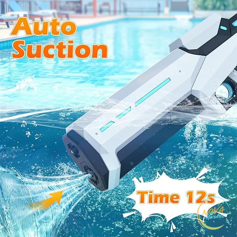 Pistola ad acqua elettrica 43 cm a ricarica automatica