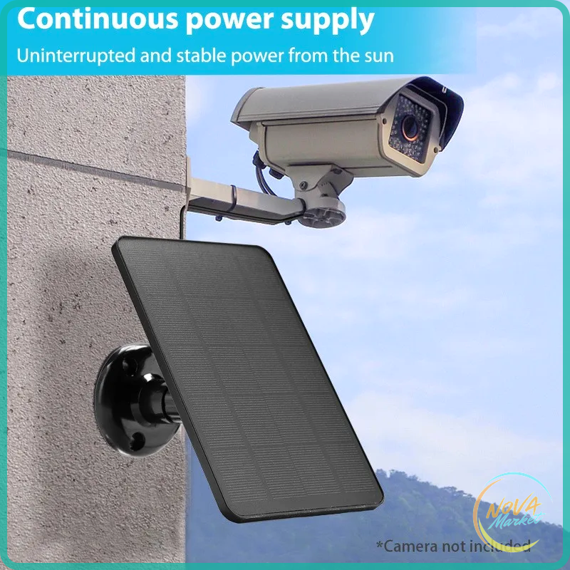 Caricatore solare per telecamere di sicurezza micro Type-C