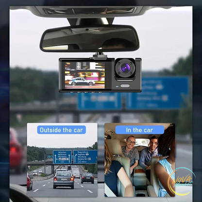 Dash cam doppia 1080P con visione notturna IR