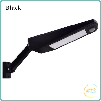 Lampada solare da parete 48 LED con telecomando impermeabile