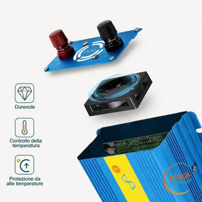 Inverter a Onda Sinusoidale Pura 12V/24V a 220V-240V