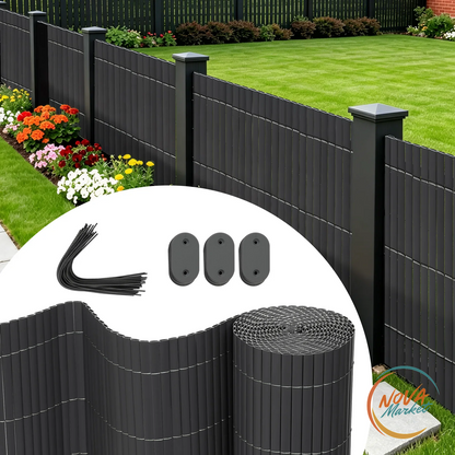 Schermo Frangivento in PVC Opaco per Balcone e Giardino