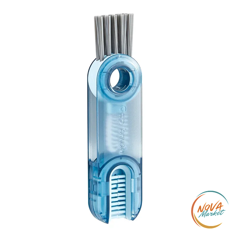 Spazzola 3 in 1 per fessure e porta-bicchieri