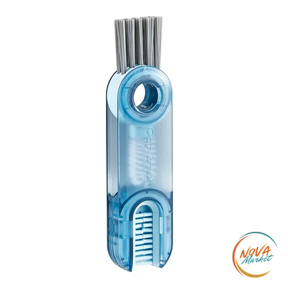 Spazzola 3 in 1 per fessure e porta-bicchieri