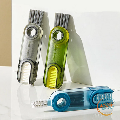 Spazzola 3 in 1 per fessure e porta-bicchieri