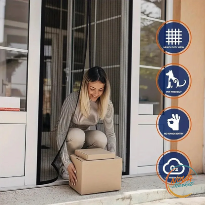 Zanzariera Magnetica per Porta, Chiusura Automatica