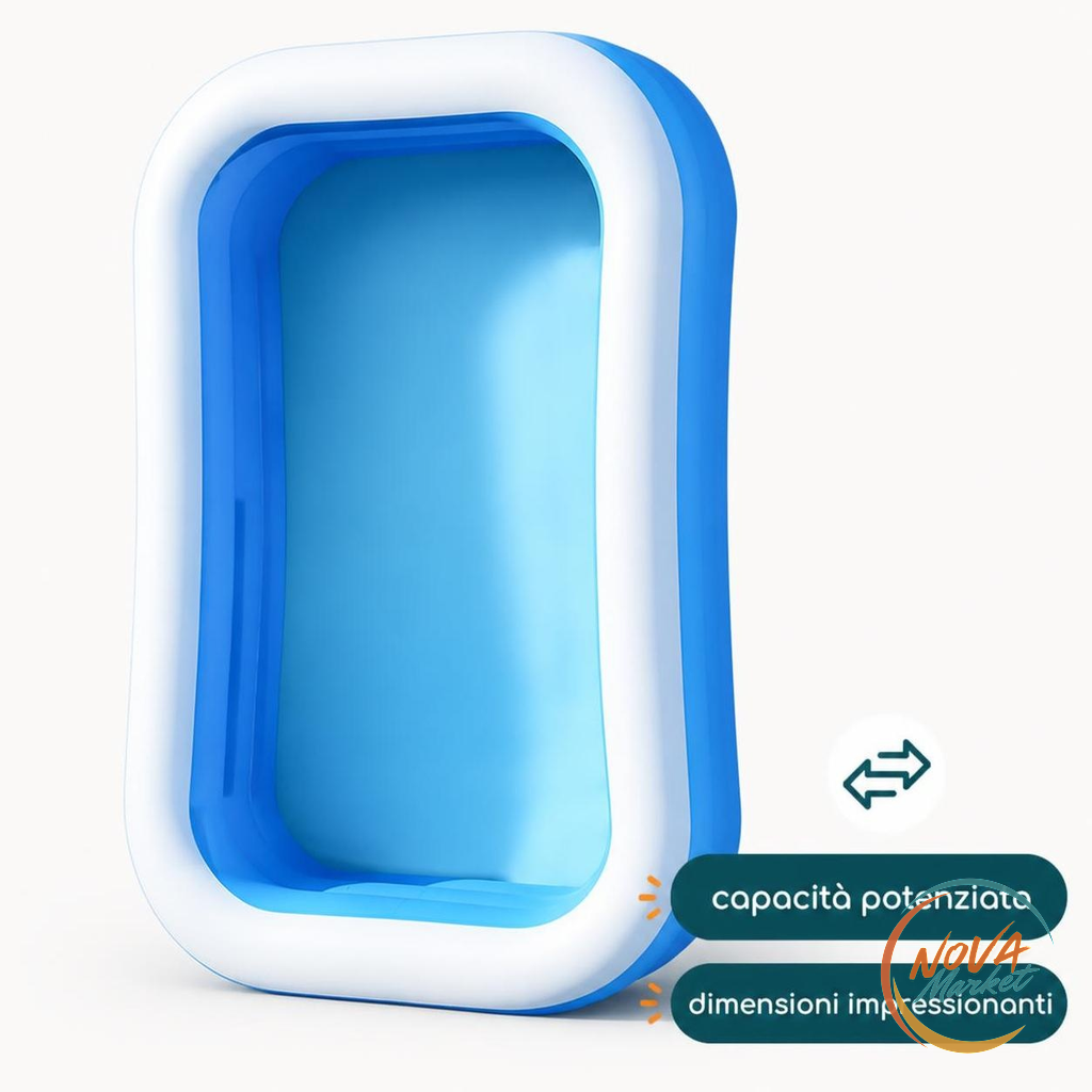 Piscina Gonfiabile Familiare Extra Large Rinforzata