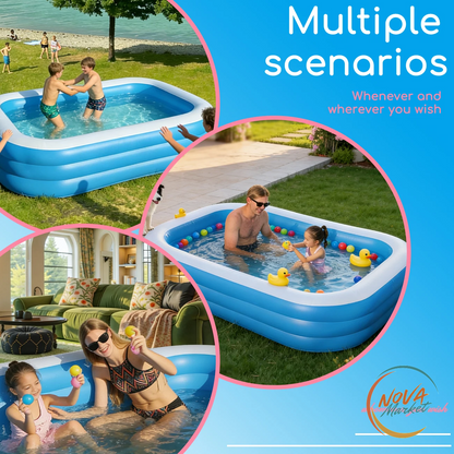 Piscina Gonfiabile Familiare Extra Large Rinforzata
