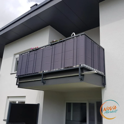 Rete frangivista balcone grigio scuro 200 GSM
