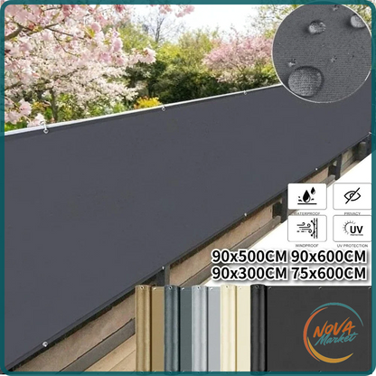 Schermo Privacy per Balcone Impermeabile con Occhielli