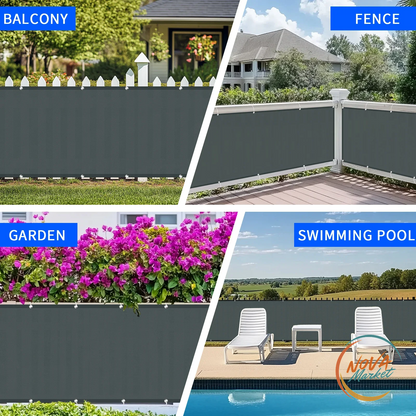 Schermo Privacy per Balcone Impermeabile con Occhielli