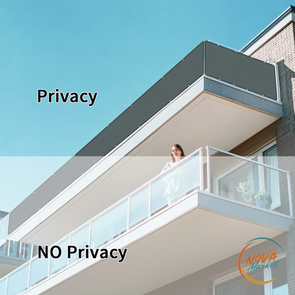 Schermo Privacy per Balcone Impermeabile con Occhielli
