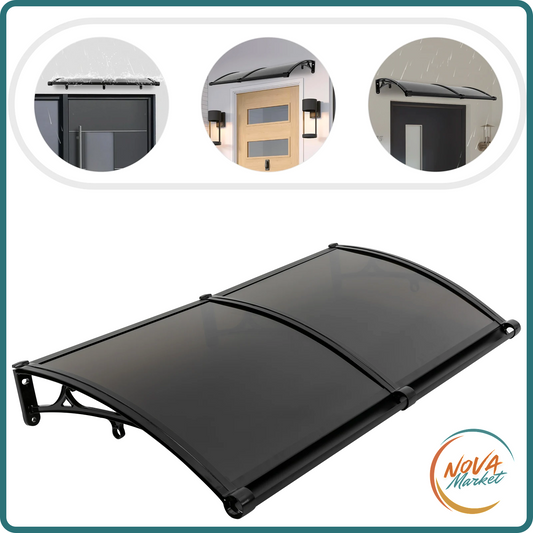 Pensilina per Porta 120x60 cm con Drenaggio
